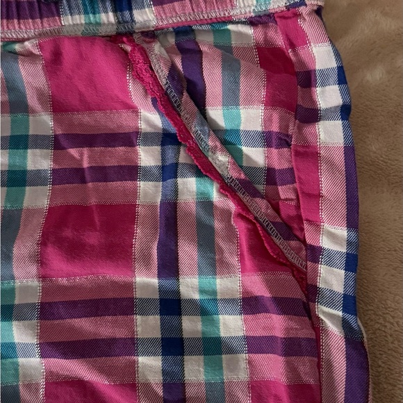 Victoria's Secret Plaid Bottoms in Pink and Blue - Picture 3 of 7